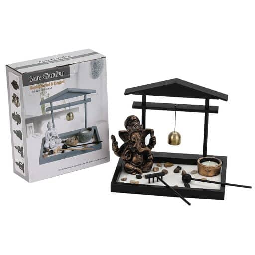 Zen Garden With Ganesh & Chimes 22x18cm - Image 2